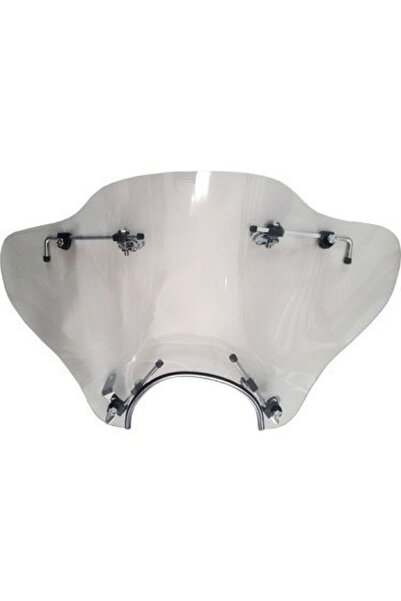 MOTOANL Motosiklet Chopper Scooter Ön Siperlik Camı Unıversal Model 4mm Kalın...