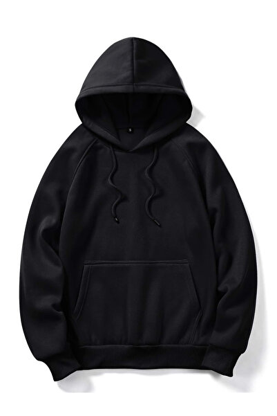 Richarlison Ουνισέξ Μαύρο Υπερμεγέθες Βασικό Φούτερ