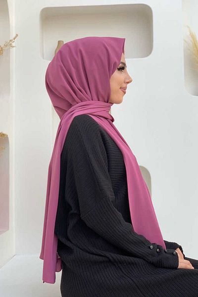 Bym Fashion 2050 Medina Silk Shawl Dried Rose