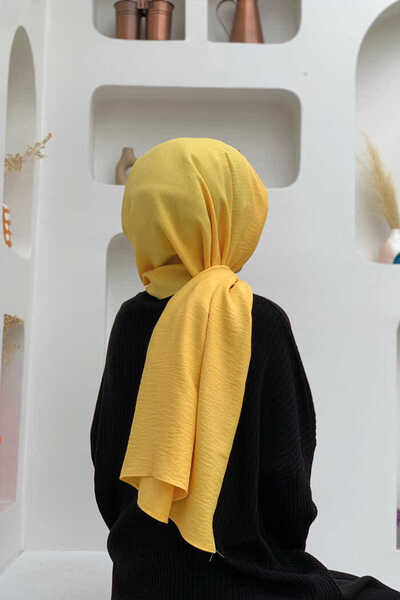 Bym Fashion 2052 Model Yellow Shawl