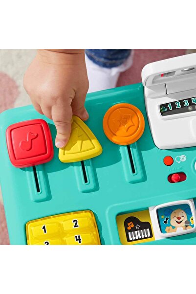 FISHER PRICE Sesli ve Işıklı Eğlenceli DJ Aktivite Masası HRB61