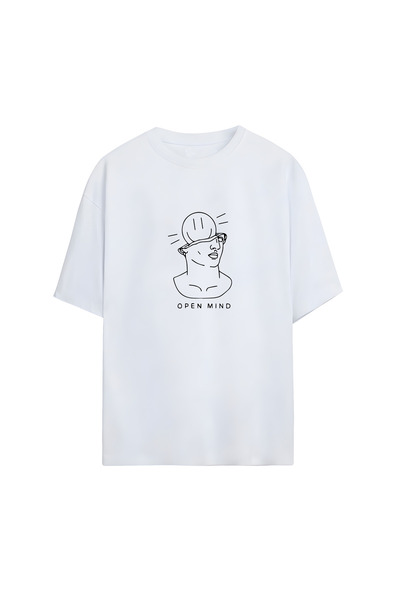 Adrift Tricou oversize unisex Design Open Mind