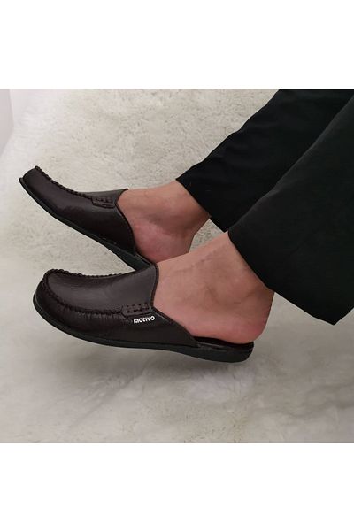 Behtah Kundura Men's Closed-Front Winter Slippers Daily Indoor Slippers Dowry Bohça