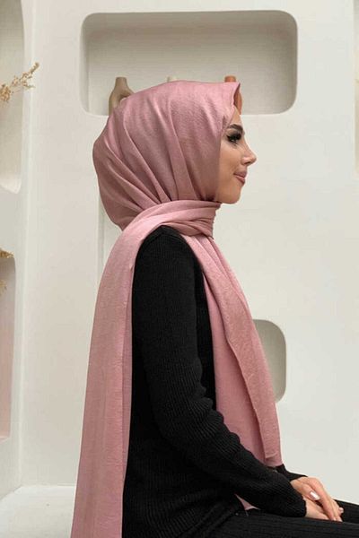 Bym Fashion 2024 Kobe Satin Shawl Powder