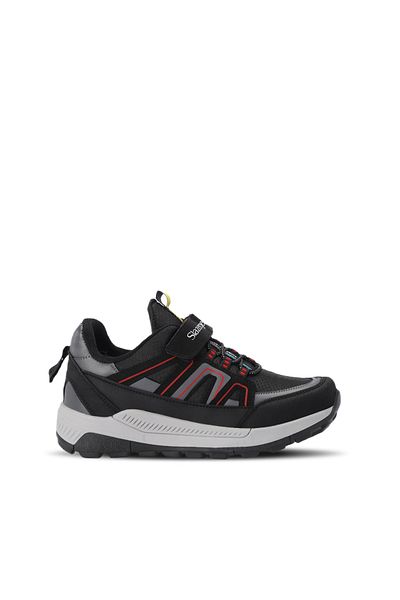Slazenger KROSS Sneaker Pantofi Fete Negru / Roșu