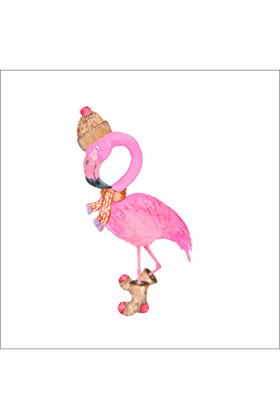 Reysa Tasarım ملصق حائط فلامينجو مقاس 30 × 15 سم