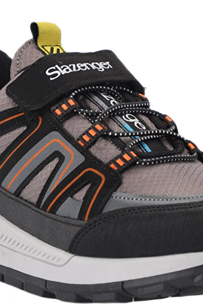 Slazenger Kross Ktn Kids Velcro Black / Dark Gray Casual Sports Shoes