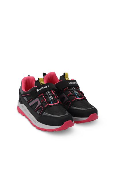 Slazenger KROSS Sneaker Girls' Shoes Black / Fuchsia