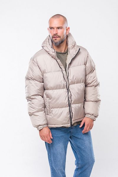 Kevin Ανδρικό πουπουλένιο παλτό με κουκούλα K220 Ecru L