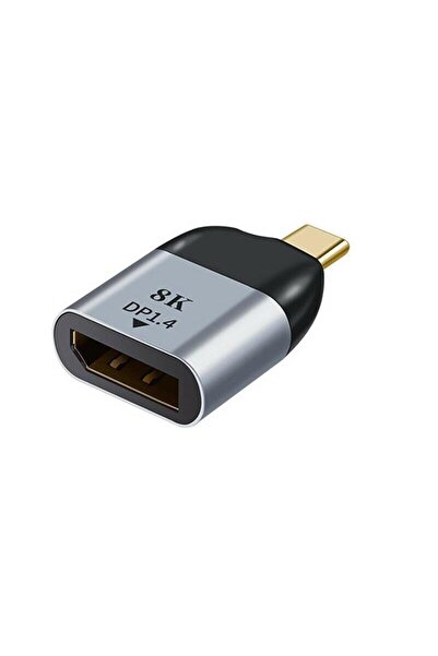 Temiz Pazar Type C To Displayport Kablo Ucu Dp Mini Çevirici Dönüştürücü Adaptör