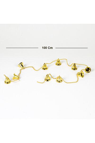 Herdekora Ornament de Crăciun Ghirlandă cu clopoței Dore 1 Mt.