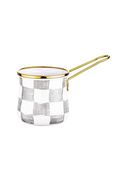 Taşev Damas - Enamel Coffee Pot Small