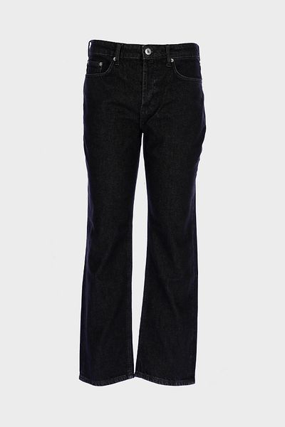 CROSS JEANS Finn Black Regular Tapered Buttoned Jean Trousers E 4407-015