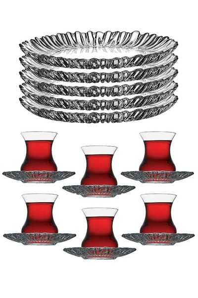 Paşabahçe 95961 Aurora Tea Cup Set 12 Pieces