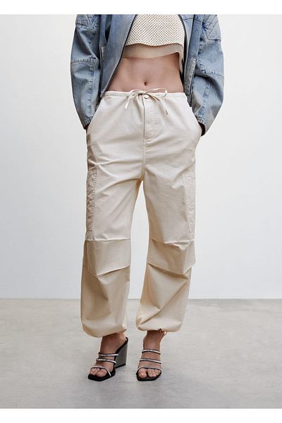 MANGO Woman Parachute Pants