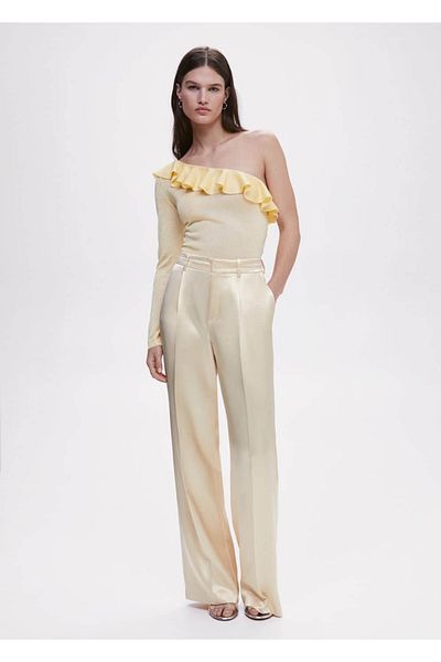 MANGO Woman Flywheel Asymmetrical Sweater