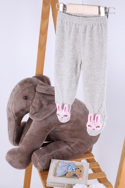Babyhola Girl's Baby Boy's Trousers Rabbit with Velvet Toys