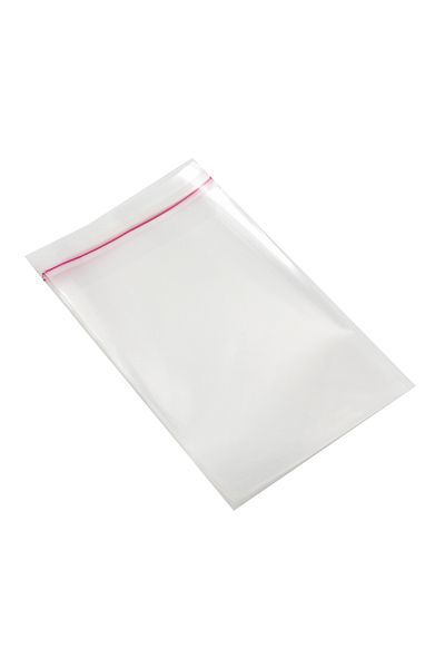reprodesign 14x25 см Прозрачна торбичка с тиксо / 50 броя