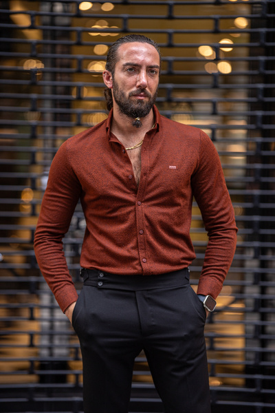 SARDINELLI Özel Tasarım Triko Gömlek