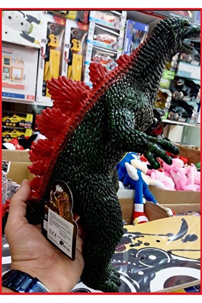 oyuncakçı savaş & europe shop Godzilla Sesli 53x35cm Dinazor Dev Boyda Kalite...