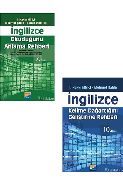 Kronik Kitap English Reading Comprehension Guide-English Vocabulary Development Guide-Mehmet Şahin