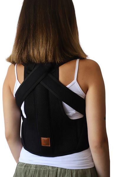 Wi Fro Upright Posture Corset with Underwire Unisex Anti-Hunchback Corset Armpit Non-Hurting Design