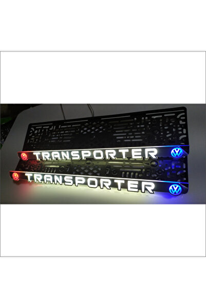 kuzutech ışıklı plakalık krom görünümlü ÖN ARKA İÇİN  Uyumlu - Gerçek Pleksi Lazer Kesim