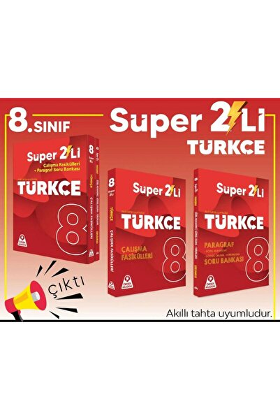 Örnek Akademi Yayınları ÖRNEK AKADEMİ YAYINLARI 8. SINIF TÜRKÇE SÜPER İKİLİ Ç...