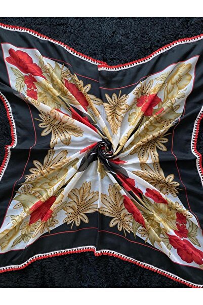 Beykan handmade SCARF CROCHET EMBROIDERED TÜLBENT WRITING OATH
