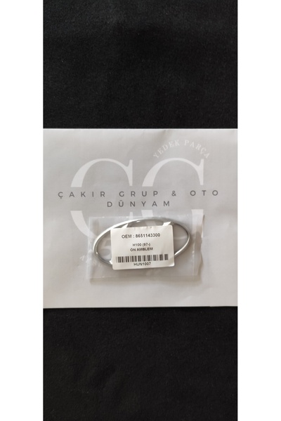 ÇakırGrup Hyundaı H100 (1997-2019 Arası Minibüs uyumlu) Ön Panjur Logo/Arma/H...