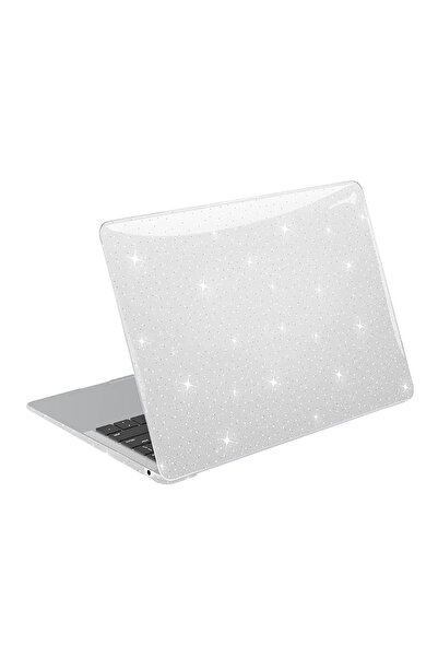 ZMOBILE Macbook Pro 13 M2 2022 Simli Star Parlak Kılıf Kapak 360° Koruma A268...