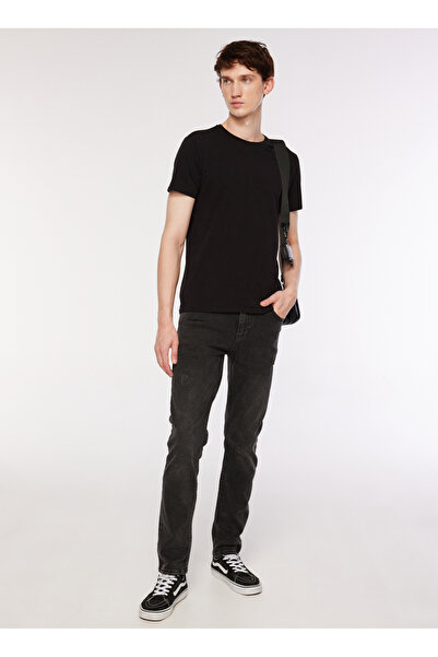 Caterpillar Normal Bel Düz Paça Regular Fit Antrasit Erkek Denim Pantolon C3W...