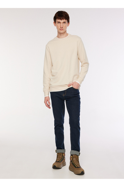 Caterpillar Normal Bel Düz Paça Regular Fit Koyu İndigo Erkek Denim Pantolon ...