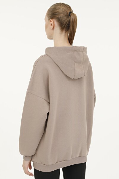 lumberjack Γυναικείο φούτερ W-MARCIA BASIC OVERSIZE H Mink