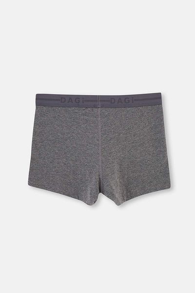 Dagi Anthrazit Melange D2827 Compact Plain Boxer