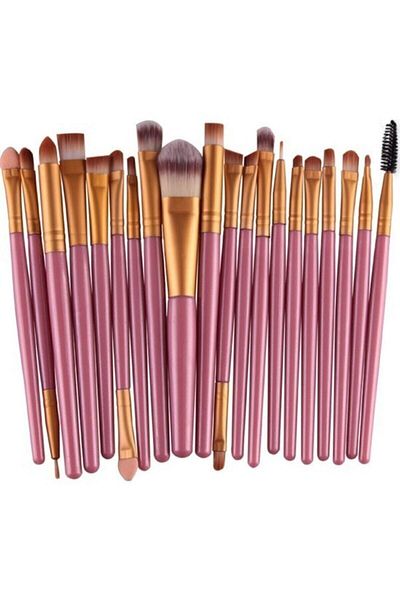 Makeuptime Izla 20-Piece Professional Soft Makeup Brush Set Purple Color