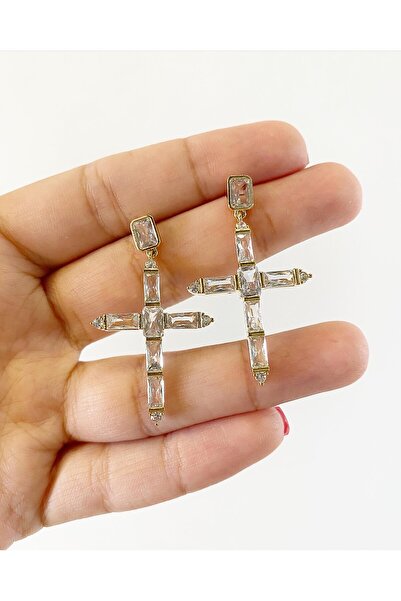 Miss Evita Baget Haç Küpe