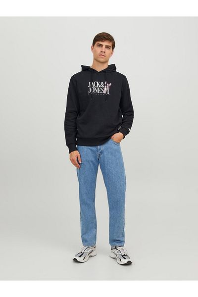 Jack & Jones 12244219 Jack & Jones Jorbeware Sweat Hood Fst Erkek Sweat Black