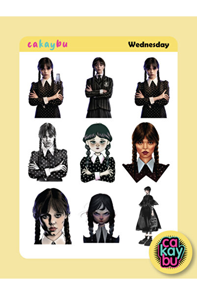 cakaybu Αυτοκόλλητο Τετάρτης Άνταμς