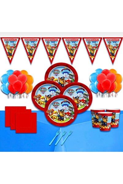 MFM Set de petrecere pentru ziua de naștere cu caracterul Paw Petrol pentru 3...