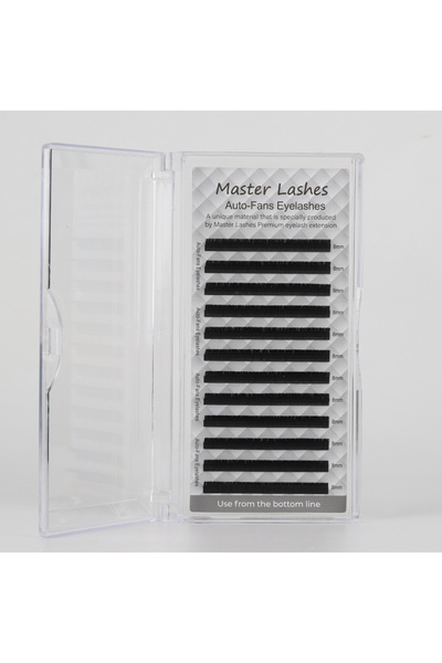 Master Lashes Ipek Kirpik Auto-fan Çek Bırak Kolay Volüm 0,07d-8mm