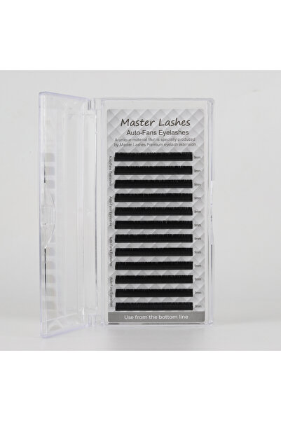 Master Lashes Ipek Kirpik Auto-fan Çek Bırak Kolay Volüm 0,07d-9mm