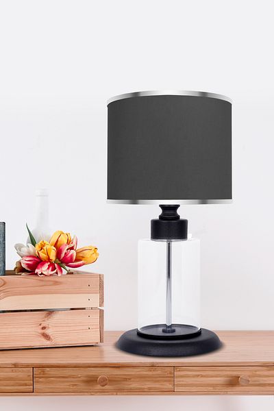 MINIMAL ETICARET VE BILGI TEKNOLOJILERI Harmony Black Contrast Mini Glass Lampshade
