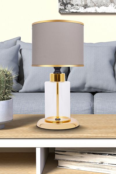 MINIMAL ETICARET VE BILGI TEKNOLOJILERI Harmony Gold Mini Glass Lampshade