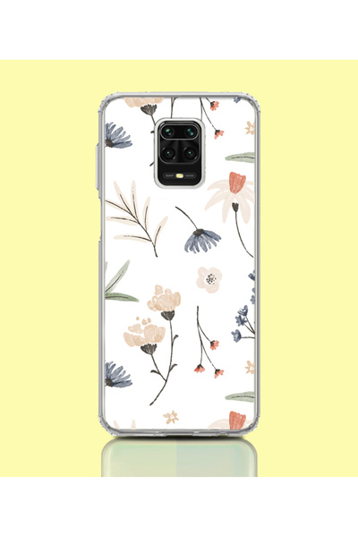 Caseji Redmi Note 9 Uyumlu Premium Kalite Baskılı Esnek Şeffaf Kılıf