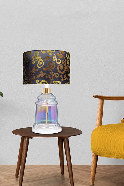 MINIMAL ETICARET VE BILGI TEKNOLOJILERI Royce White Glossy Shine Glass Lampshade