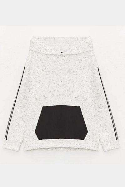 Black&Small Boy's Hooded Cotton Sweatshirt