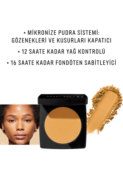 BOBBI BROWN Sheer Finish Pressed Powder Kompakt Pudra - Golden Orange 7161702...