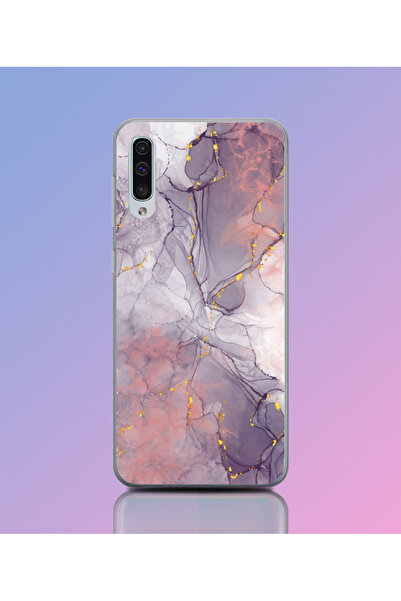 Caseji Samsung Galaxy A50 Uyumlu Premium Kalite Baskılı Esnek Şeffaf Kılıf