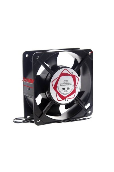 Temiz Pazar Kuluçka Makinesi Fan 220 V Metal Fan 12 X 12 X 3.8 Cm